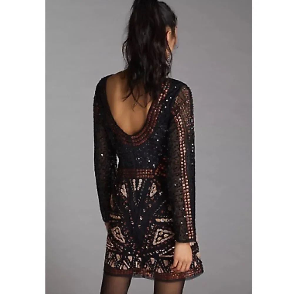 Let Me Be Beaded Mini Dress - Picture 8 of 10